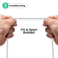 Portronics Konnect L Type C Cable – 1.2m Black, durable and fast charging, perfect for data transfer and syncing. Compatible with various devices, ensuring reliable performance and convenience.