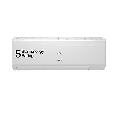 Godrej 1 Ton 5 Star, 5 Years Comprehensive Warranty, 5-in-1 Convertible Cooling, Inverter Split AC