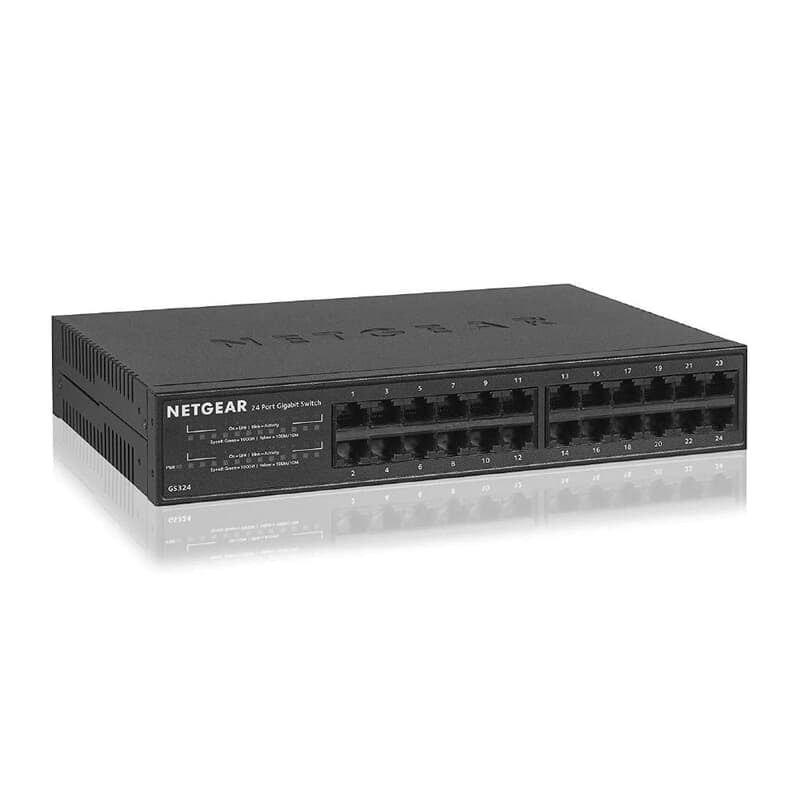 Netgear GS324 24 Port Giga Switch' Netgear GS324 24 Port Giga Switch'