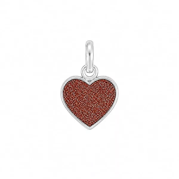 925 Sterling Silver Rajavarthi Heart Pendant without Chain for Everyday Wear