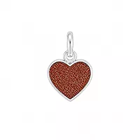 Rajavarthi Stone Sterling Silver Pendant/Dollar