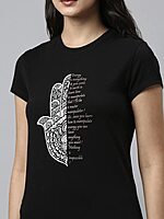 Enamor Essentials Womens E147-Short Sleeve Crew Neck Slim Fit Stretch Cotton Tee