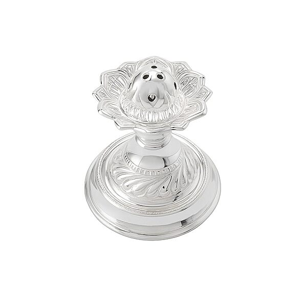 Silver Agarbatti Stand Lotus Design Incense Sticks Holder