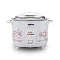 Preethi Electric Rice Cooker, 1 Litre, Single Pan, Anodized and Rustproof Aluminium Pan