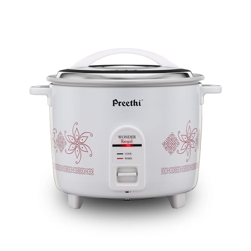 Preethi Electric Rice Cooker, 1 Litre, Single Pan, Anodized and Rustproof Aluminium Pan