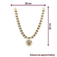 Gold Plated Varalakshmi Amman Face/Mugam with Attigai/Necklace