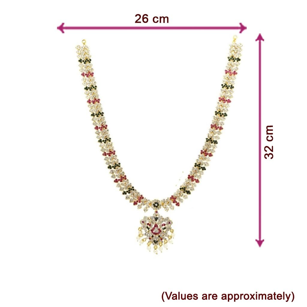 Gold Plated Varalakshmi Amman Face/Mugam with Attigai/Necklace