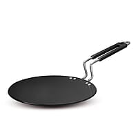 KENT Hard Anodised Roti Tawa 25 CM 4.88 mm Thick Base