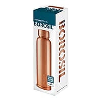 Borosil Copper Water Bottle, 1 Litre, Bottle Cleaner