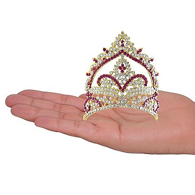God Ornament God,Goddess Red Stone Crown(or) kireedam