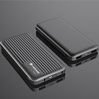 Lapcare Smart Tank III LPB‑414: 10,000 mAh slim power bank with 12 W fast charging, dual USB-A output, LED indicator & multi‑protection circuit.