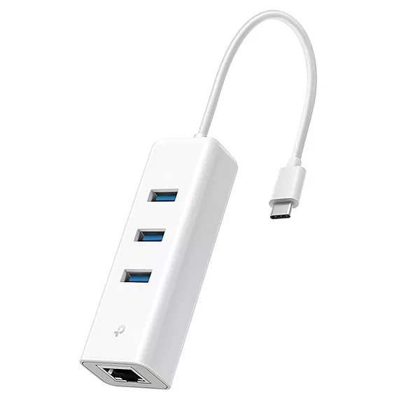 TP-Link UE330C 3-Port Hub & Gigabit Ethernet Adapter