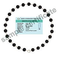 Karungali Mala with Silver Murugan, Vel & Tamil Om Pendant Spiritual Mala