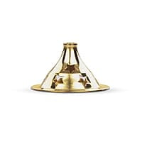 Borosil Medium Size Mangal Diya Decorative Brass Glass Oil Lamp |