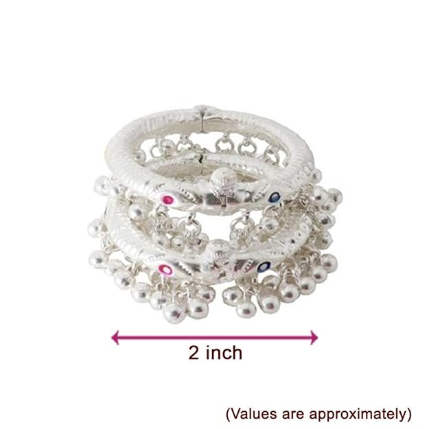 Silver Anklets for Baby / 2 to 7 months old baby