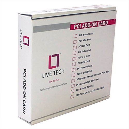 Live Tech PCI 1x LAN Card provides stable network access, fast data transfer, simple setup, and supports multiple operating systems.