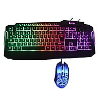 Live Tech Daunt Gaming Keyboard & Mouse Combo. Customizable RGB, responsive keys, ergonomic design for comfort.