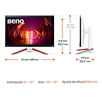 BenQ MOBIUZ 4K 144Hz, 27-Inch, HDMI 2.1, Gaming Monitor, EX2710U