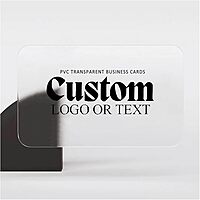Transparent Business Cards