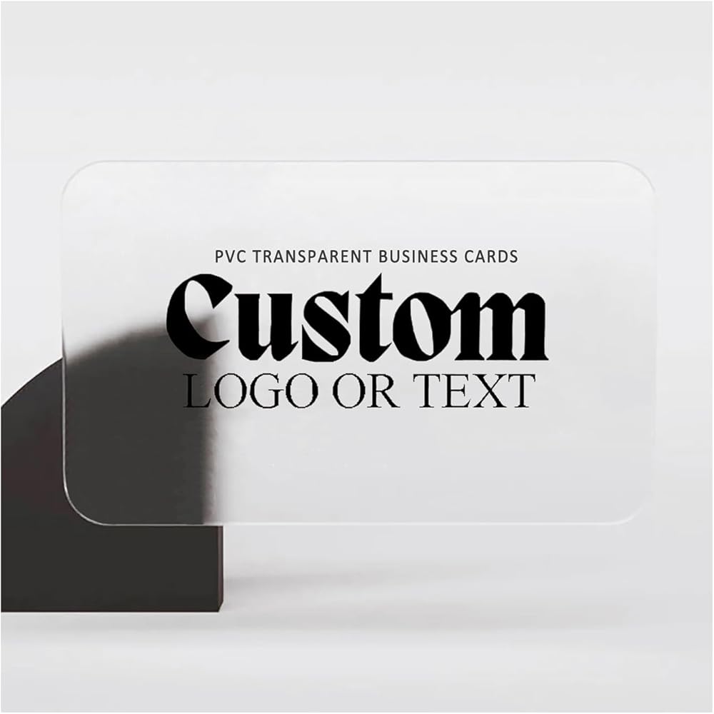 Transparent Business Cards