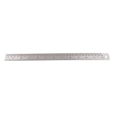 12"/ 30cm Steel Foot Ruler (Scale) (1 Foot) (Set of 3 Pcs.)