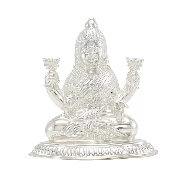 Silver Lakshmi Idol/Silai