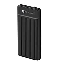 Portronics Luxcell B 10K 10000 mAh 22.5W Fast Charging Power Bank, Ultra Slim Power Bank with Mach USB-A Output, Type C PD Output