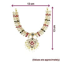 Gold Plated Varalakshmi Amman Face/Mugam with Attigai/Necklace