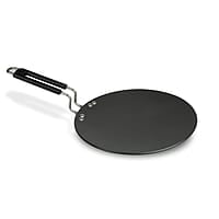 AGARO Elite Hard Anodised Tawa for Kitchen, 28 cm Diameter Tawa