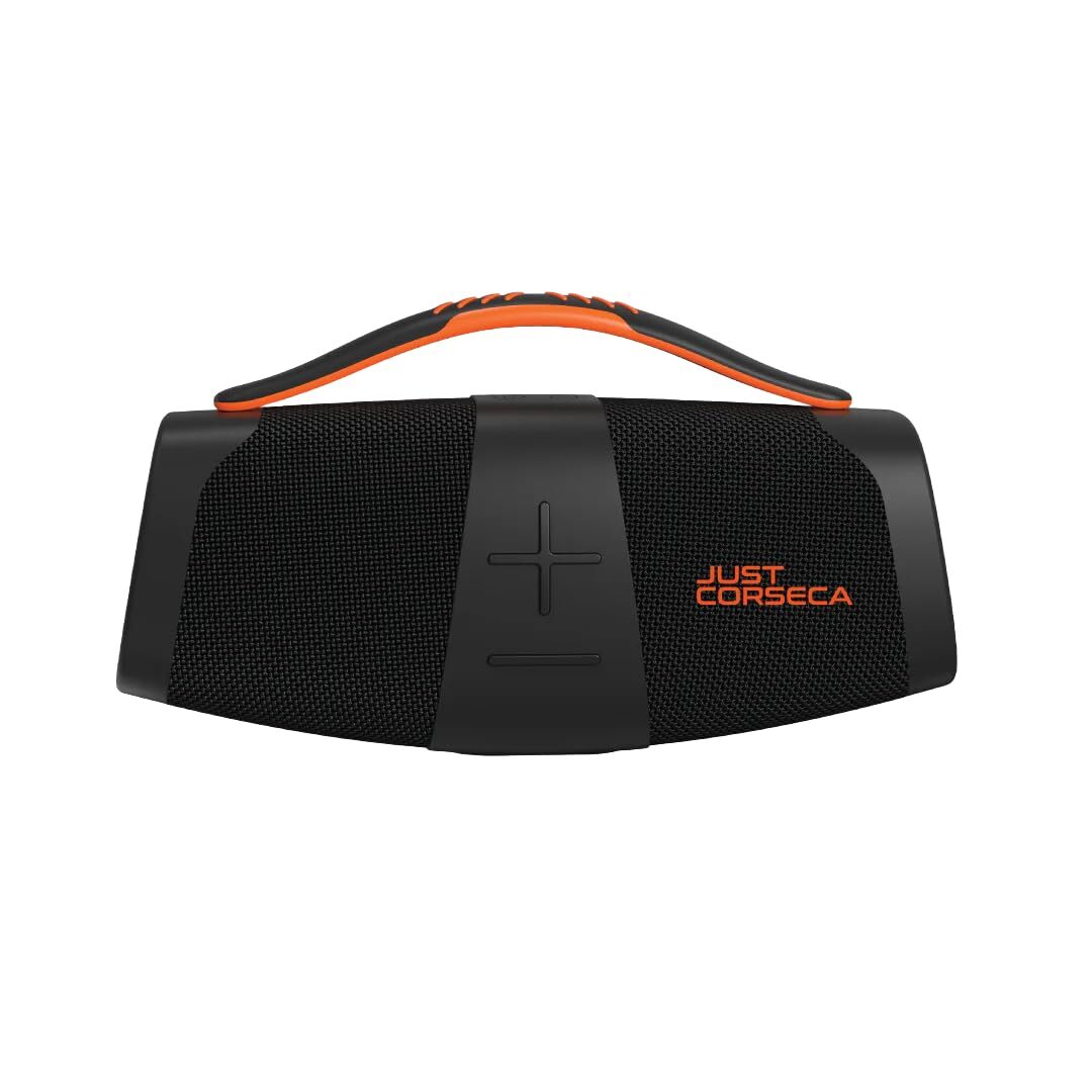 Just Corseca Sstrike 40W Bluetooth Speaker – BT 5.3 | LED Light Sync | TWS | Black