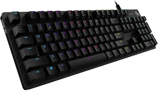 Logitech RGB Backlit Mechanical Wired Gaming Keyboard (Carbon) G 512