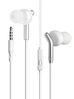 Zebronics Zeb-Bro in Ear Wired Earphones with Mic, 3.5mm Audio Jack, 10mm Drivers, Phone/Tablet Compatible