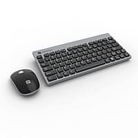 Portronics Key2-A Combo of Multimedia Wireless Keyboard & Mouse, Compact Light-Weight for PCs, Laptops and Smart TV