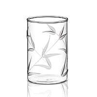 Borosil 295 ml Set of 6 pcs Bouquet Vision Transparent Drinking Glass | Borosilicate Glass Tumblers for Water, Cold Drinks, Juice| Flame Proof, Microwave & Dishwasher Safe | for Daily use & Gifting