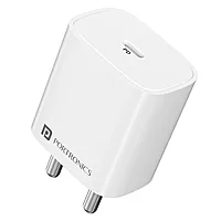 Portronics Adapto 25 Plus 25W Type-C PD GaN Wall Charger Super Fast Charging