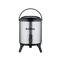 Borosil Stainless Steel Hydra Wonder Jug, 7.6 Liter, Silver