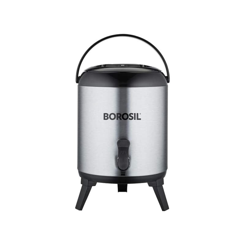 Borosil Stainless Steel Hydra Wonder Jug, 7.6 Liter, Silver