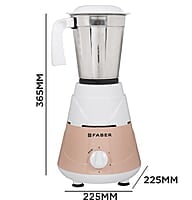 Faber Marvel 500W Blender Mixer Grinder,Low-Noise, Up to 18000 RPM Speed