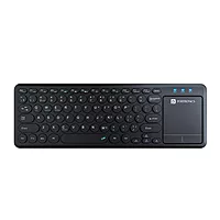 Portronics Bubble Pro Keyboard | Wireless BT + USB, Integrated Touchpad, Silent Keys, Ergonomic Design, Multi-Device Connectivity, Ideal for Home & Office, Sleek & Compact, Easy to Use.