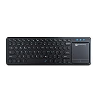 Portronics Bubble Pro Wireless Keyboard with Touchpad, Bluetooth & 2.4 GHz Dual Connectivity, Noiseless Keys