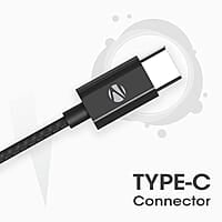 ZEBRONICS Zeb-Buds C2 in Ear Type C Wired Earphones with Mic, Braided 1.2 Metre Cable, Metallic Design, 10mm Drivers, in Line Mic & Volume Controller