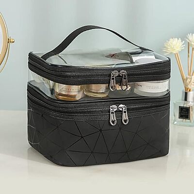 Cosmetic Sandwich Zipper Style Bag Cosmetic Sandwich Zipper Style Bag