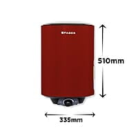 Faber Jazz 15L Vertical Storage Water Heater Titanium Glassline Coated Tank 2000W
