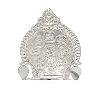 Silver Astalakshmi Diya (25 grams)