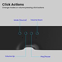 Portronics Decibel 20 16W Bluetooth Soundbar – Powerful Audio, Sleek Design | Easy Connectivity | Perfect for Music, Movies & Home Entertainment