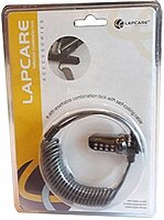 Lapcare LKL‑9292: compact laptop T‑bar security lock with cut-resistant carbon‑steel cable, pull‑resistant keyed T‑locking head—ideal deterrent for public spaces