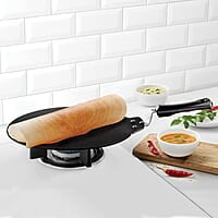 Borosil Granito Non-Stick Dosa Tawa, Induction Friendly, Granite Finish, PFOA-Free, 31 cm Diameter, Black