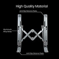 Portronics My Buddy K2 Portable Laptop stand with 7 Adjustable Level, Ergonomic Design, Multifunctional for All Laptops
