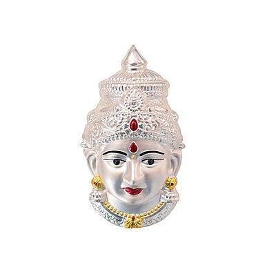 Silver Varalakshmi Face Silver Varalakshmi Face