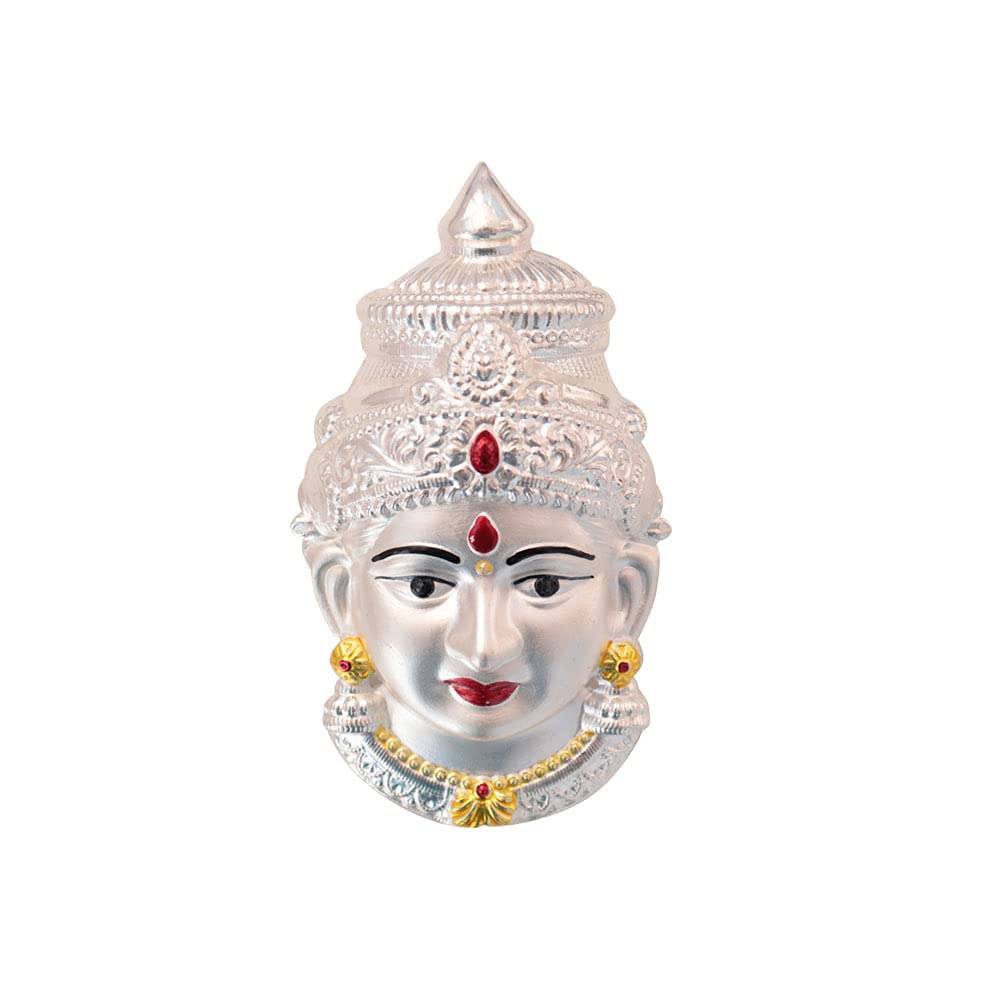 Silver Varalakshmi Face